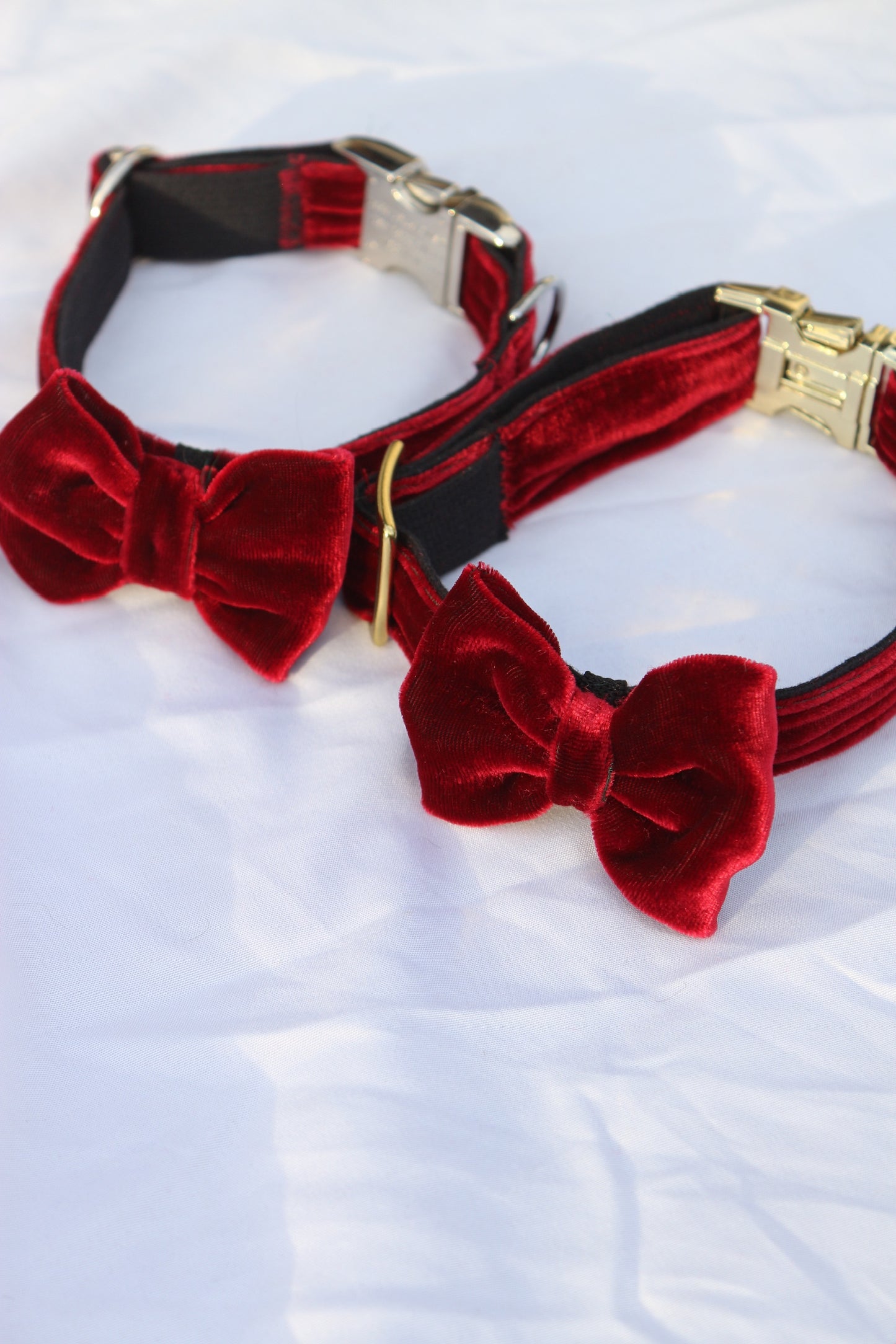 Halsband "Ruby" mit Schleife