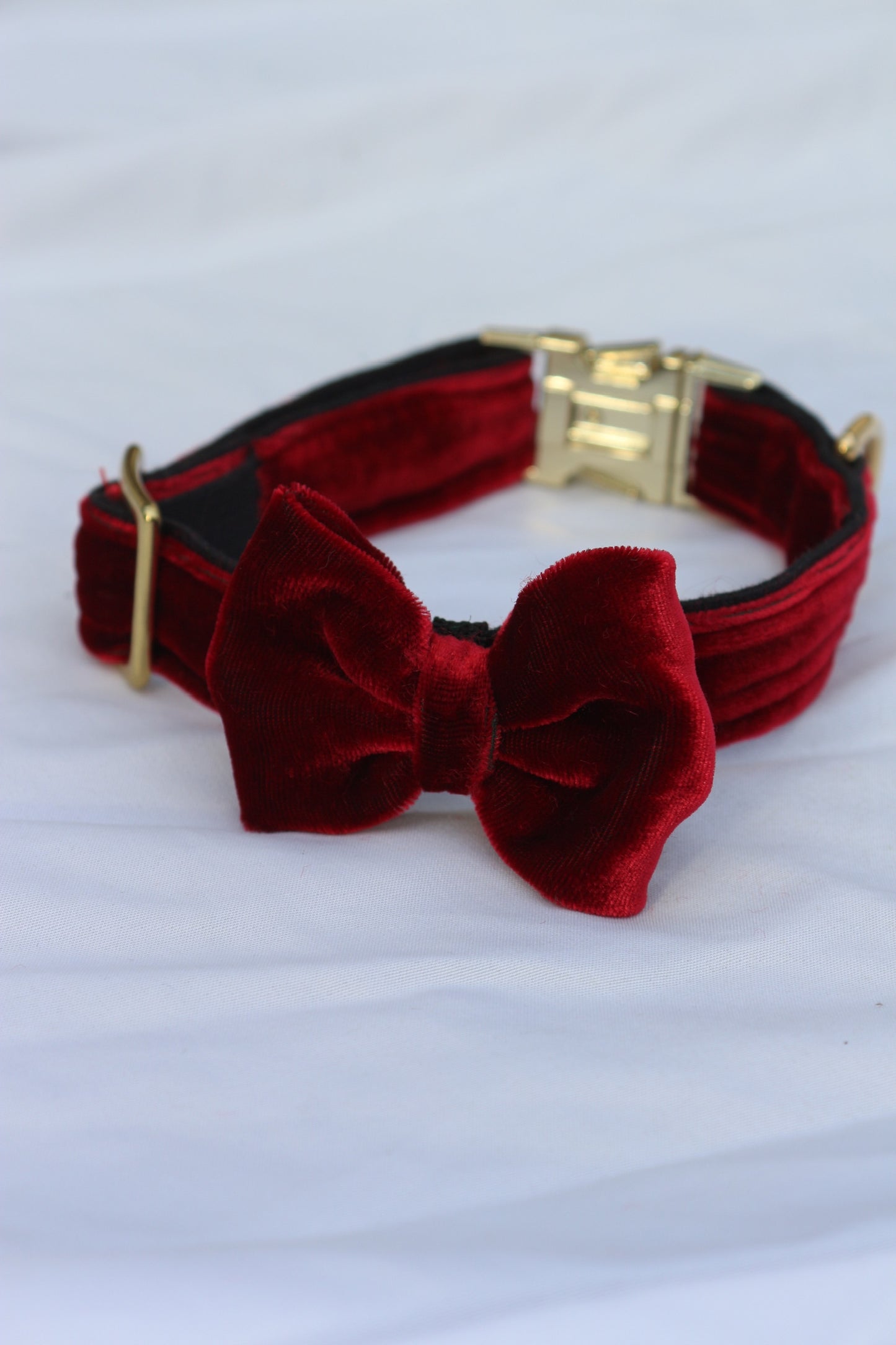 Halsband "Ruby" mit Schleife