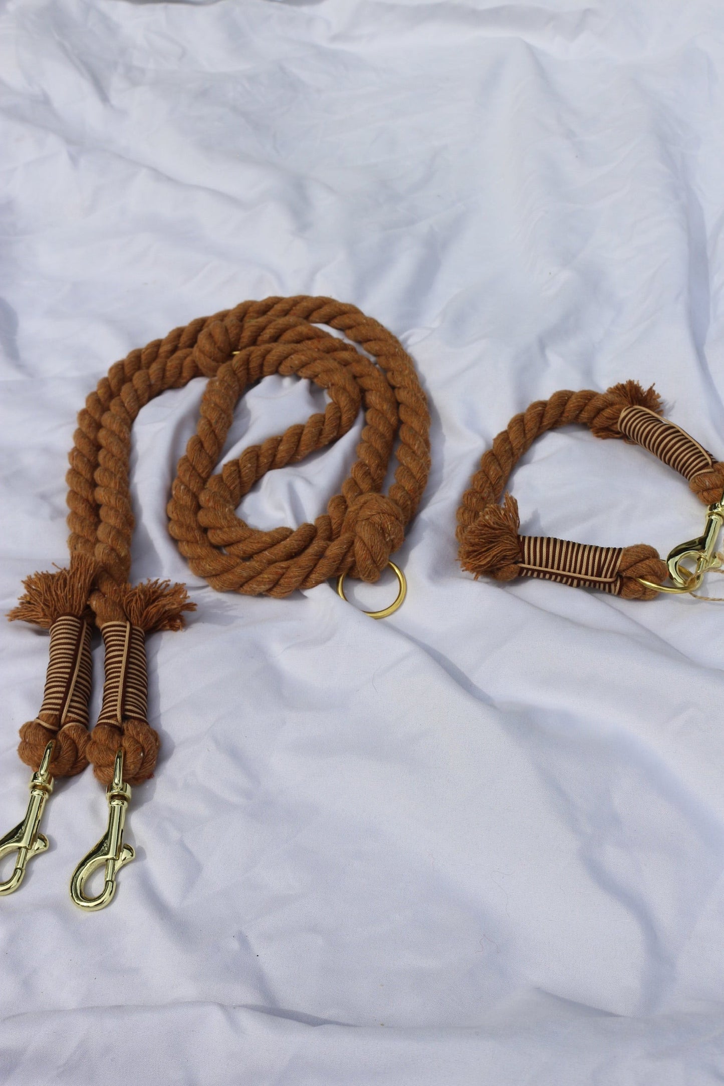 Leine & Halsband "Brownie"