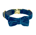 Bild in Galerie-Betrachter laden, Halsband "Saphir" mit Schleife
