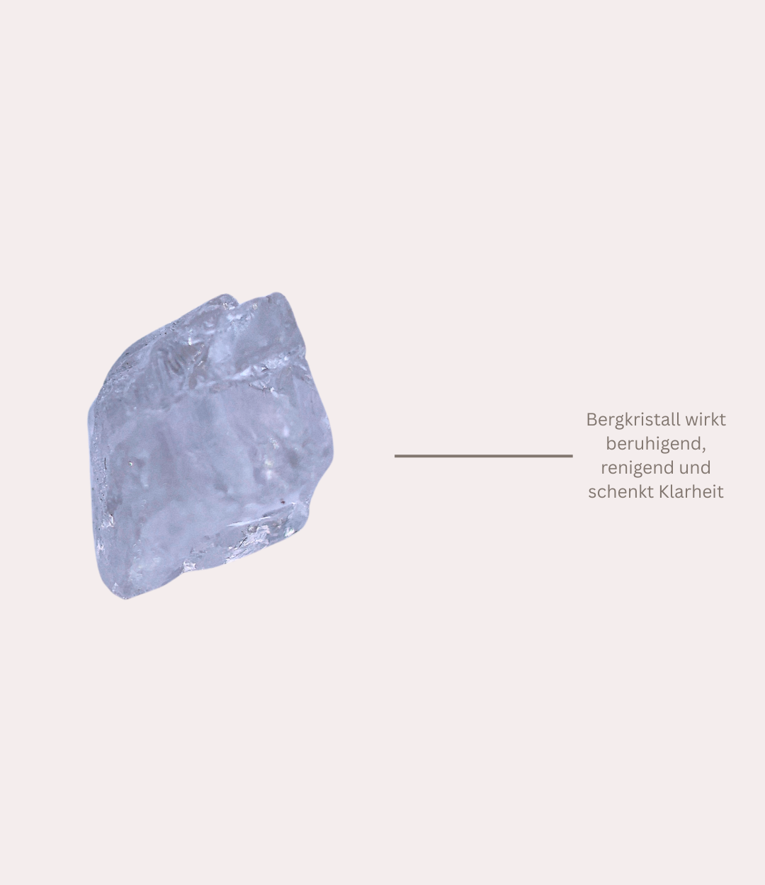 Edelsteinanhänger Bergkristall
