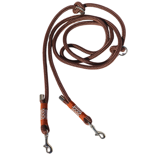 Umhängeleine Braun