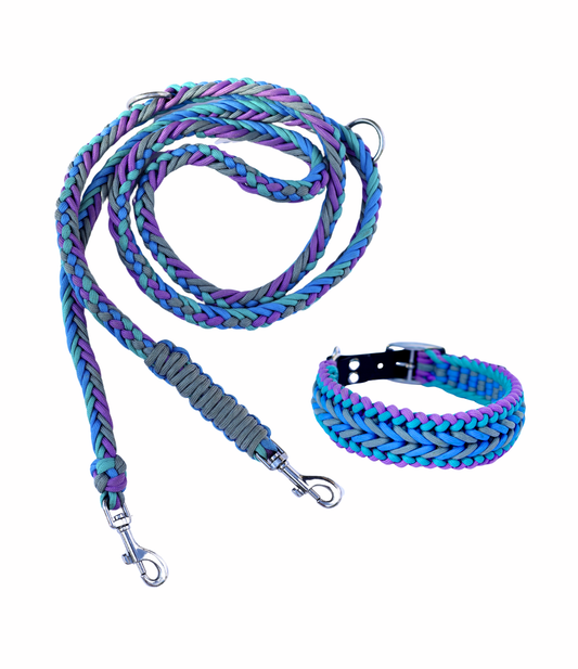 Leine & Halsband "Lilac"